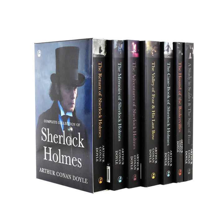 Sherlock Holmes Series 7 Books Adult Collection Paperback Set By Arthur Conan Doyle - St Stephens Books